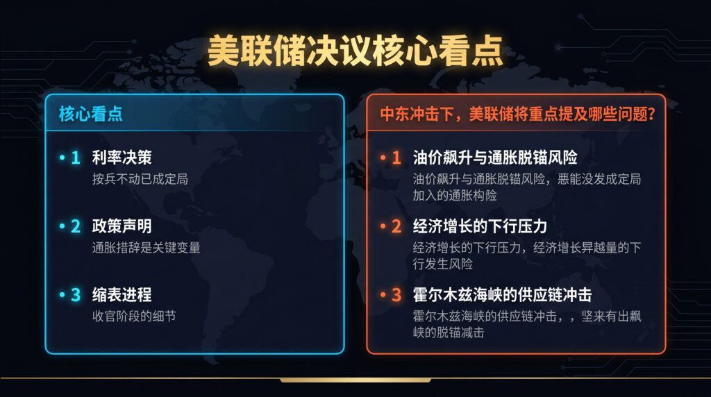 美联储决议核心看点