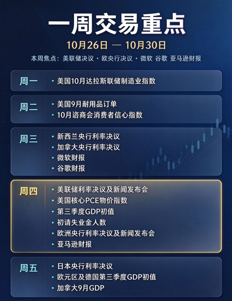 一周交易重点